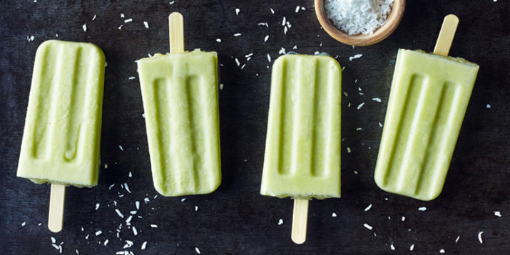 Coconut Pineapple Popsicles