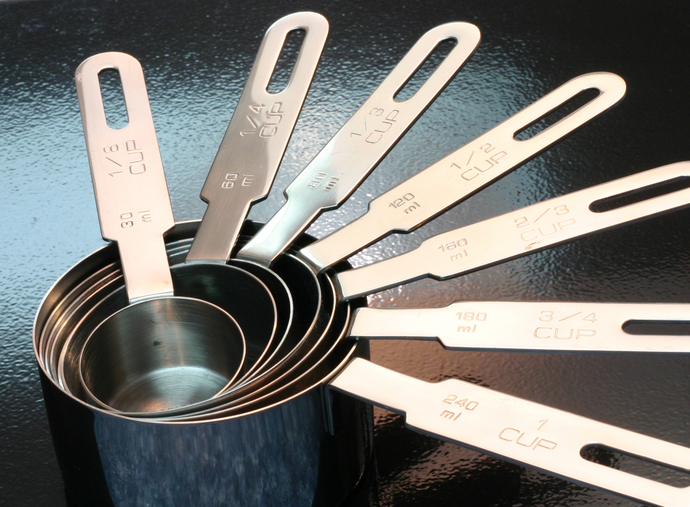 steel measuring cups | Essential Kitchen Tools