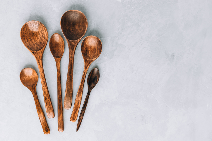 wooden cooking spoons | Essential Kitchen Tools