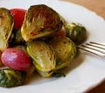 brussel sprouts with roasted grapes