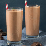 Start your day fresh with this Chocolate Mocha Shakeology smoothie featuring unsweetened cocoa powder, vanilla extract, and creamy Cafe Latte Shakeology.