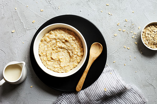 Creamy Oatmeal with Almond Milk - Haute & Healthy Living