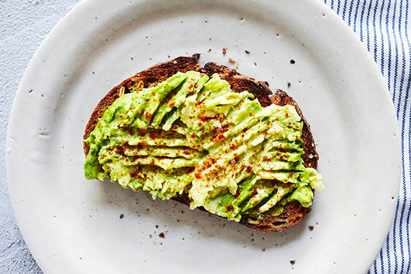 For a healthy snack or a quick breakfast look to this Avocado Toast with Paprika featuring sprouted whole-grain bread, buttery ripe avocado, and paprika.