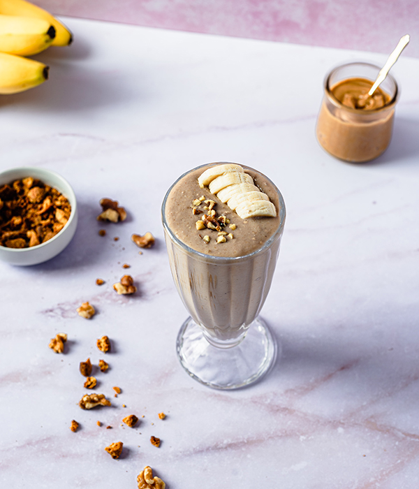 Nutty Butter Shakeology in a glass