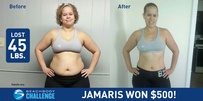 Beachbody Results Jamaris Lost 45 Pounds Bodi