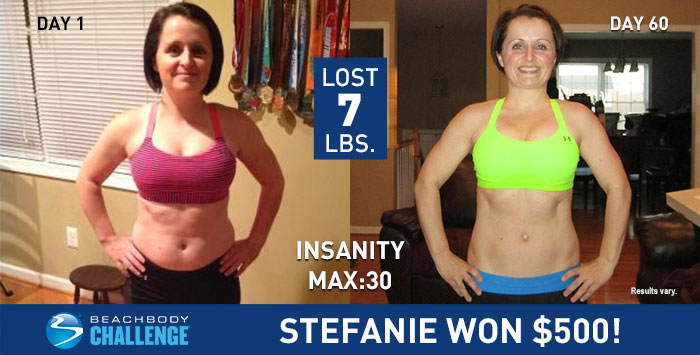 Beachbody on X: Drop a '💙' for this incredible transformation! Stephanie N.  she lost 78 pounds and 36 inches in just a little over a year using the  Mindset Membership and various