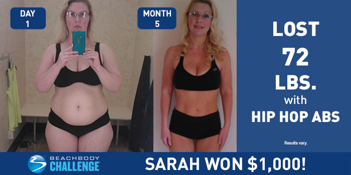 Hip Hop Abs Results Sarah Lost 72 Pounds BODi