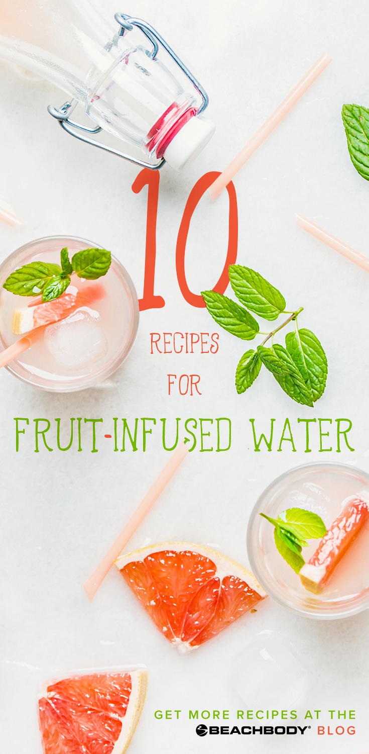 Fruit-infused water recipes