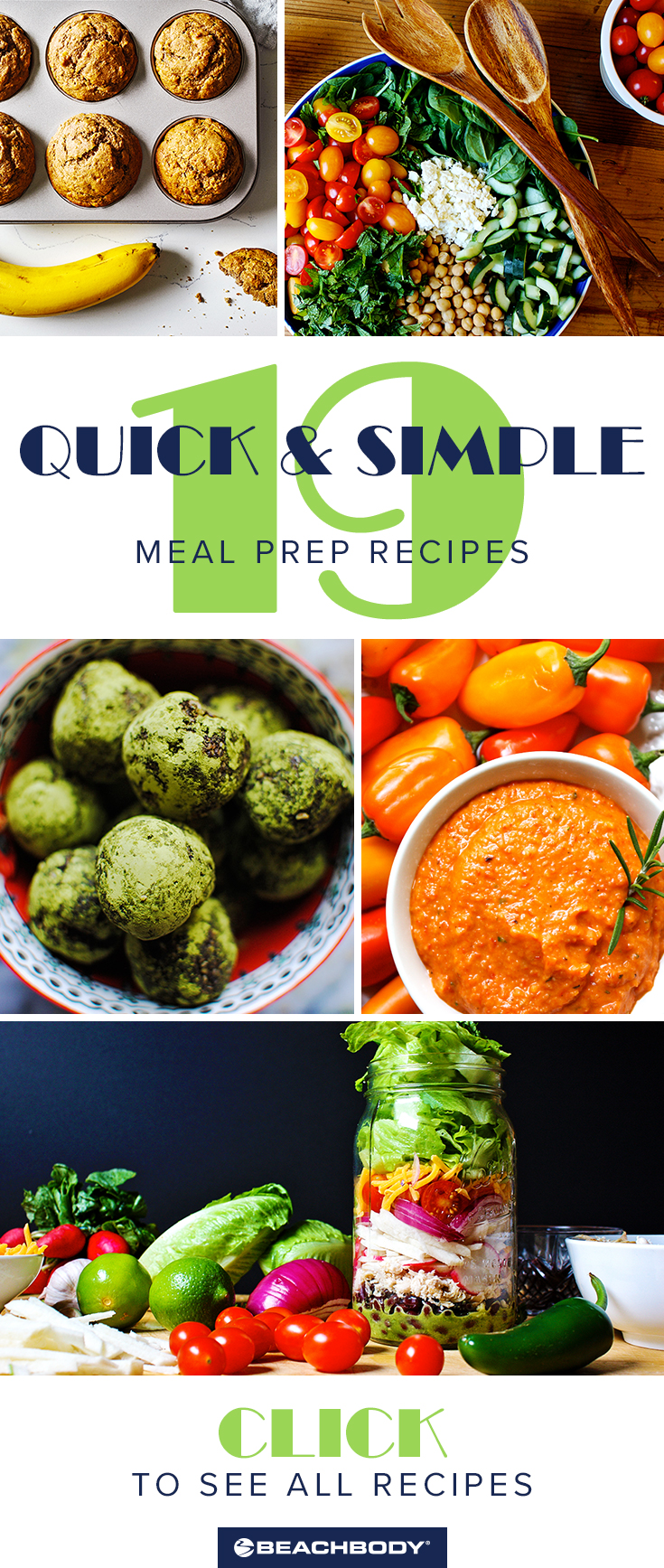 Check out these 19 simple meal prep recipes! Perfect for staying healthy even when you're busy.
