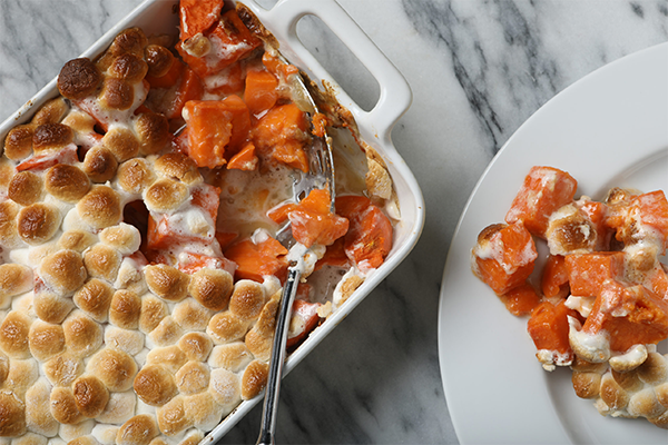 sweet potato casserole | how to freeze thanksgiving leftovers