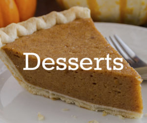 Dessert Recipes Thanksgiving Guide