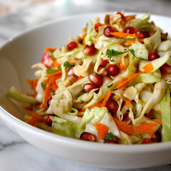 Pomegranate-Salad-with-Walnuts-and-Cabbage-