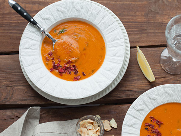 With a dash of crushed red pepper, this Spicey Butternut Squash Soup has just enough kick to wake up your taste buds without setting them on fire.