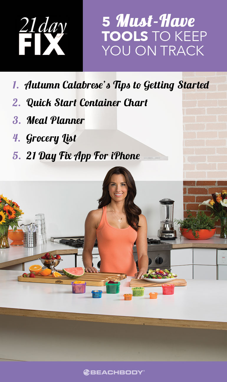 Staying on top of your health and fitness goals can be hard. Stay organized and top of your game with these calendars, containers, tips, and tools for 21 Day Fix.