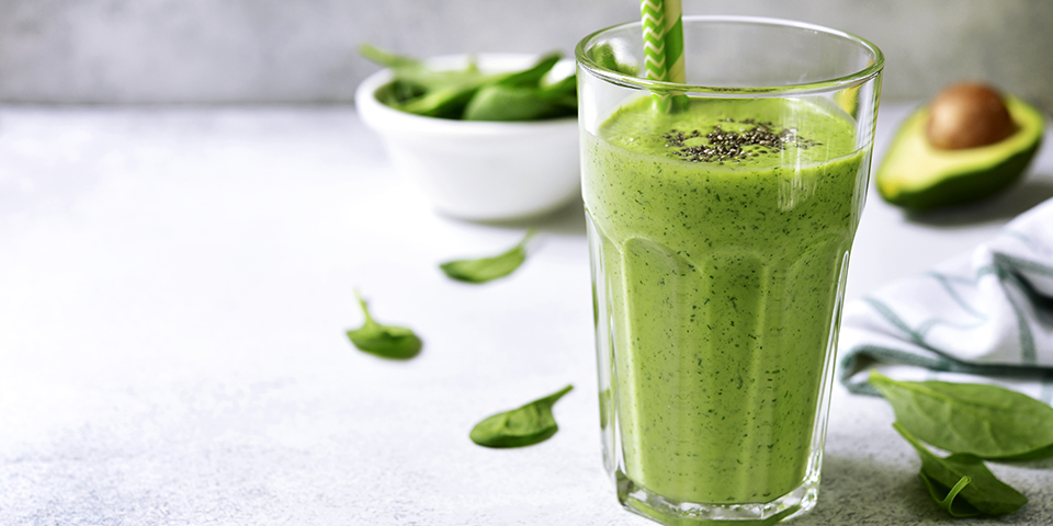 Mint and Avocado Shakeology Smoothie