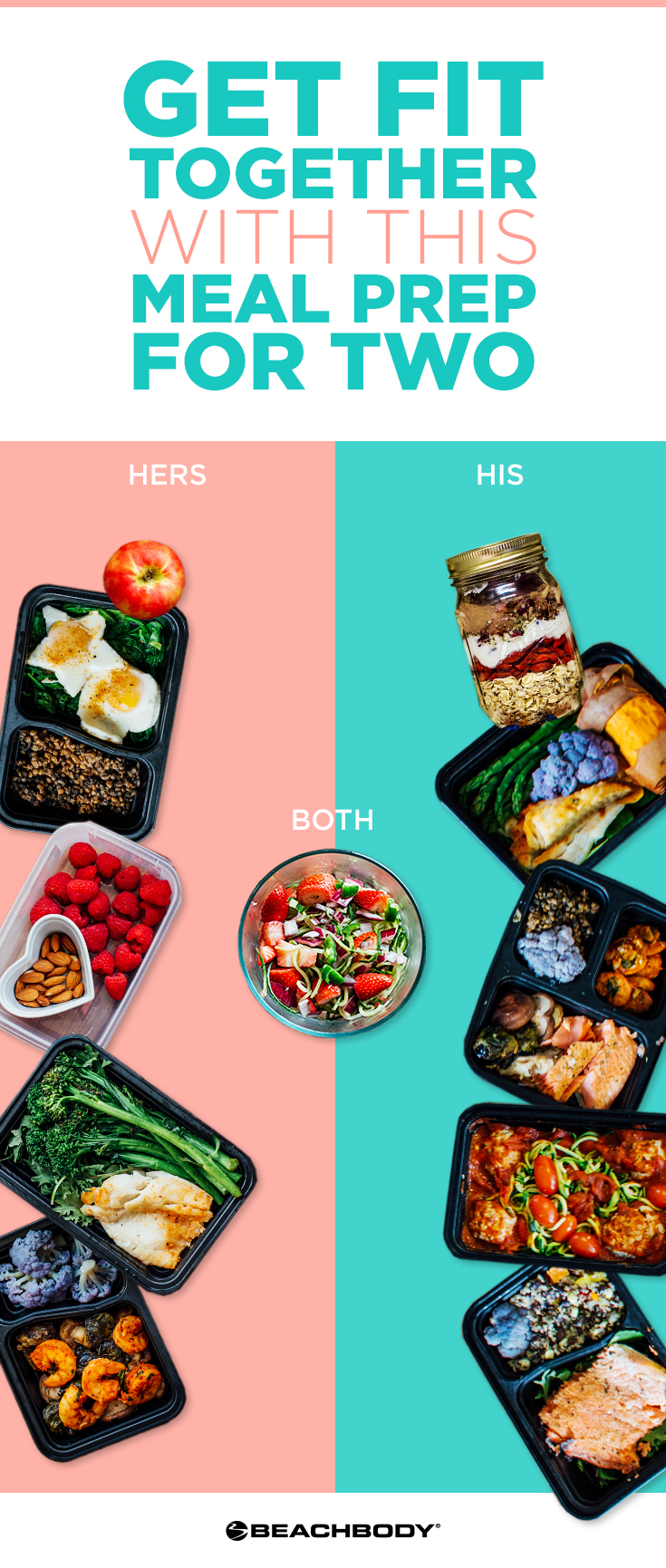  Check out this great meal prep for two! simple meal prep recipes! Perfect for staying healthy even when you're busy. #mealprep #mealpreps #mealplanning #21dayfix #21dayfixideas #21dayfixrecipes #21dayfixmealprep #couplesmealprep