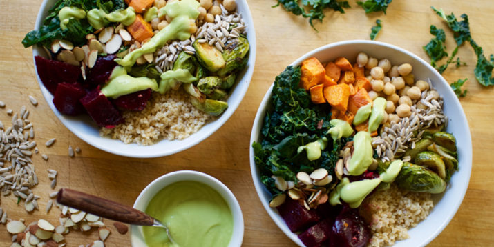 Winter Superfood Bowls, Vegetarian Recipe