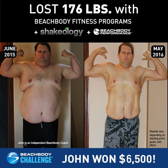 Beachbody Results: John Lost 176 Pounds and Won $6,500! | BeachbodyBlog.com