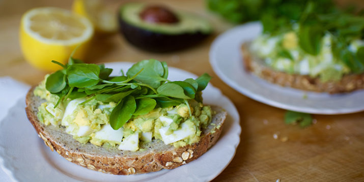 Avocado Egg Salad Toast