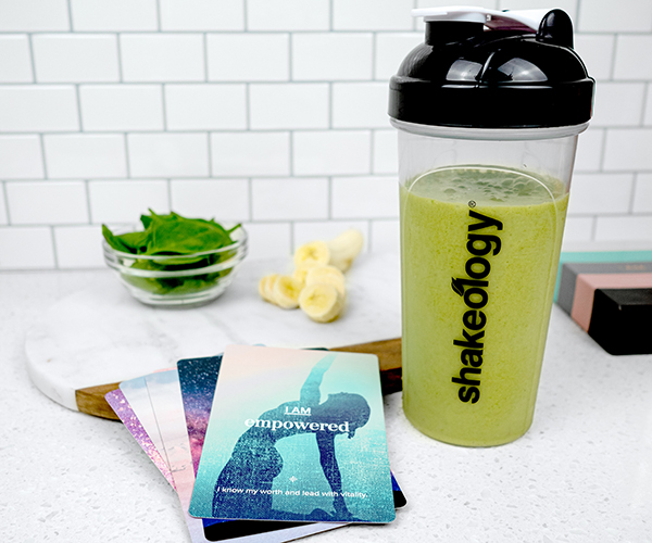 green shakeology in a cup