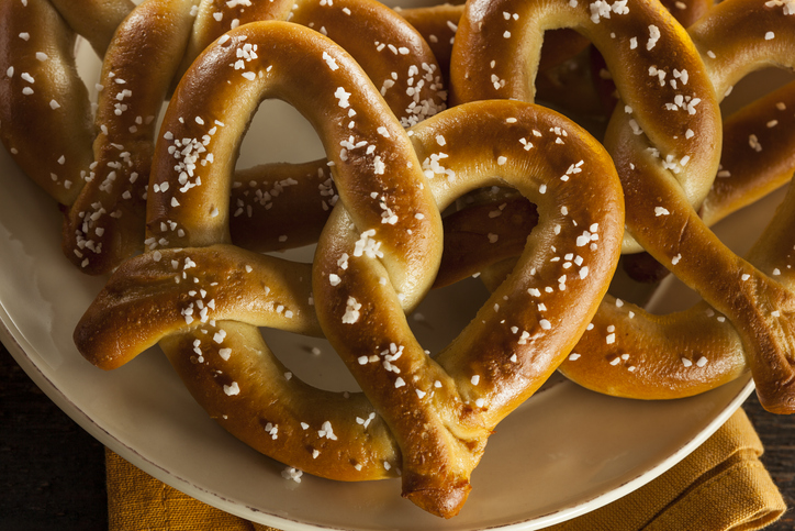 Soft Pretzels on Plate | Foods That Seem Healthy But Arent