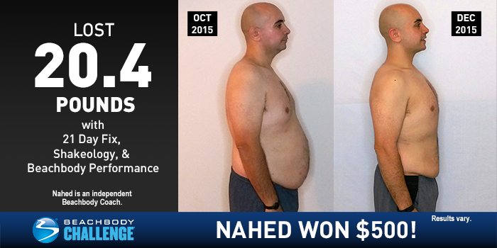 21 Day Fix Results: This Dad Lost 20.4 Pounds and Won $500