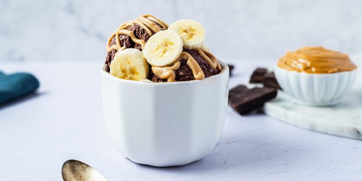 Crème glacée Shakeology au chocolat et beurre d’arachide