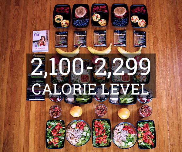 Meal Prep 2,100 - 2,299 Calorie Level