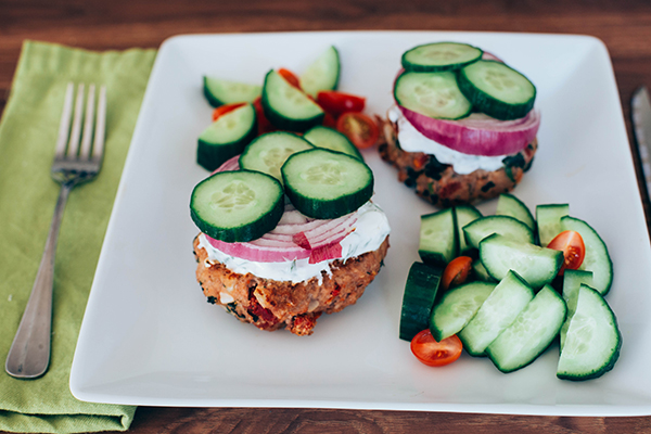 Mediterranean Turkey Burgers