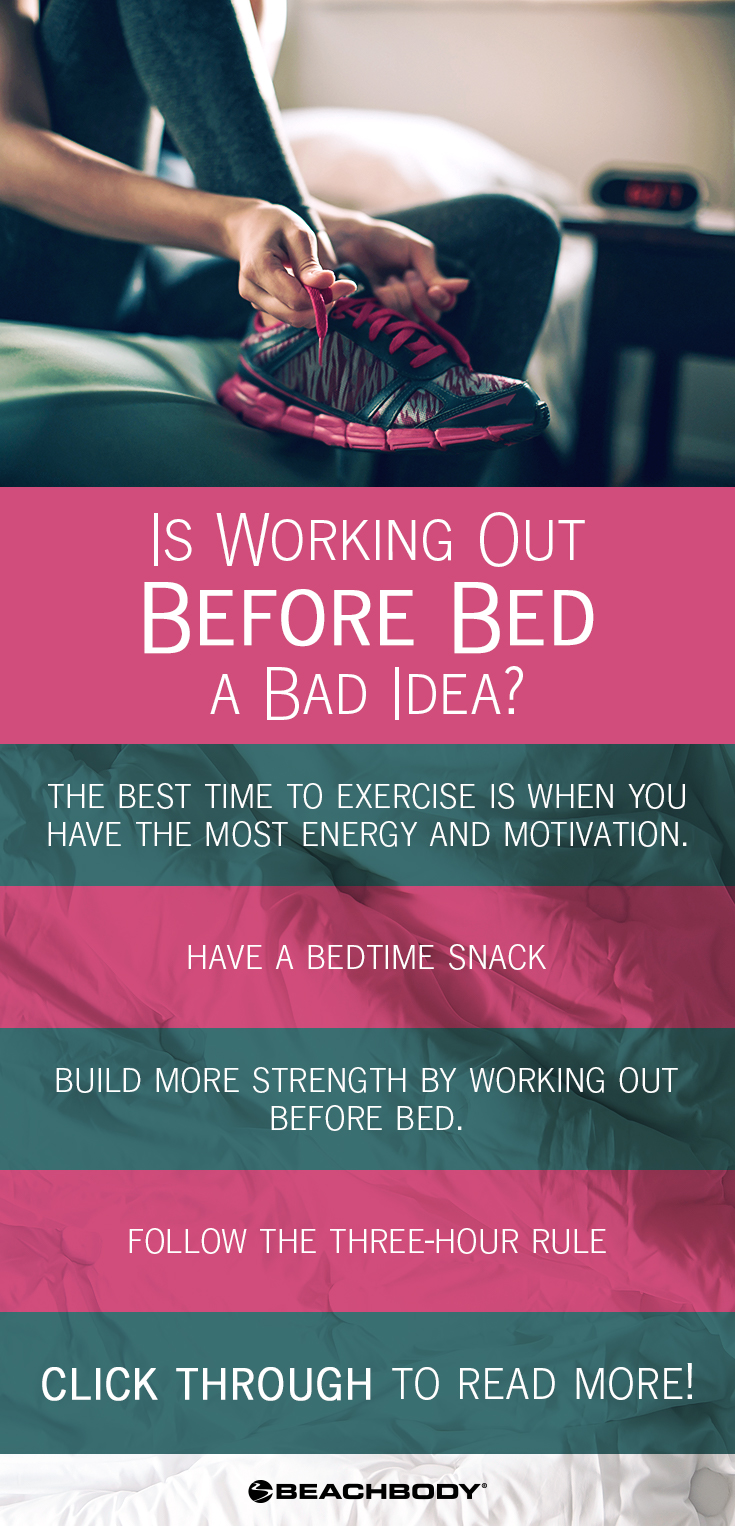 Is working out before going to sleep bad for you? Check out the blog for everything you need to know.