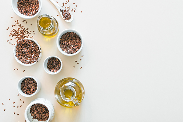 Flax seeds and flaxseed oil