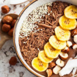 chocolate hazelnut smoothie bowl