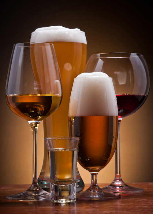 Different Glasses of Alcohol | Alcohol on a diet
