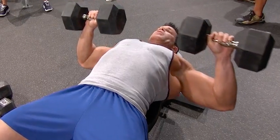 Dumbbell Bench Press - Chest Exercise for Gym 