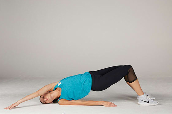 Hip Bridge Exercise Variation