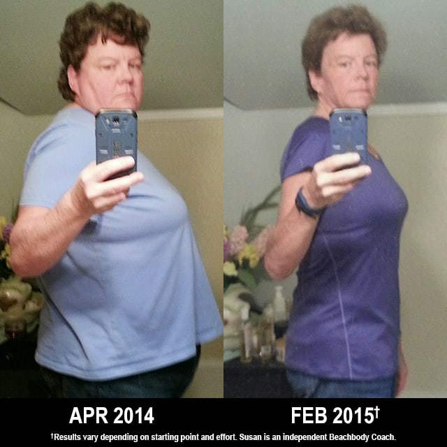 Beachbody Results: Susan Lost 122 Pounds in Just 10 Months!