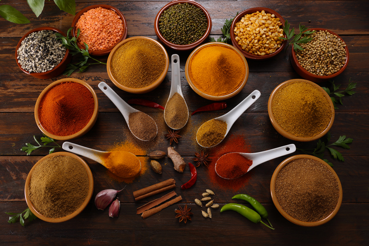 Table full of Spices and Herbs | Cooking Mistakes