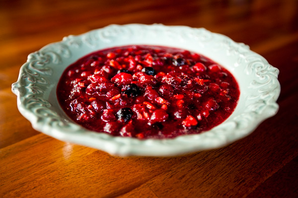 Healthy Thanksgiving Recipes from FIXATE Cranberry Sauce