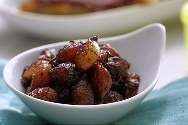 Healthy Thanksgiving Recipes from FIXATE Caramelized Pearl Onions