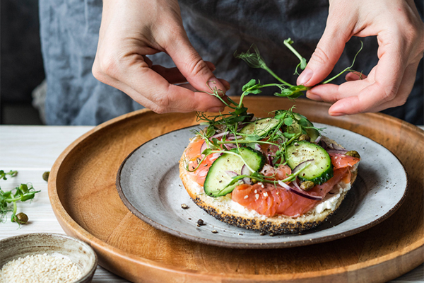 making salmon bagel | Are You Really Hungry