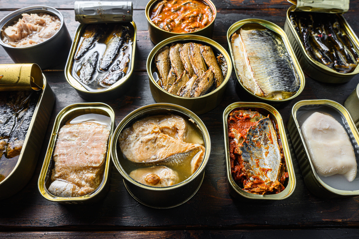 Variety of Canned Fish Products | Cooking For One