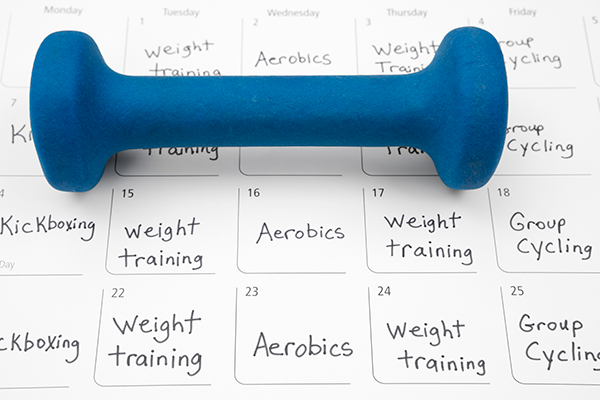 workout schedule calendar | beginner workout tips