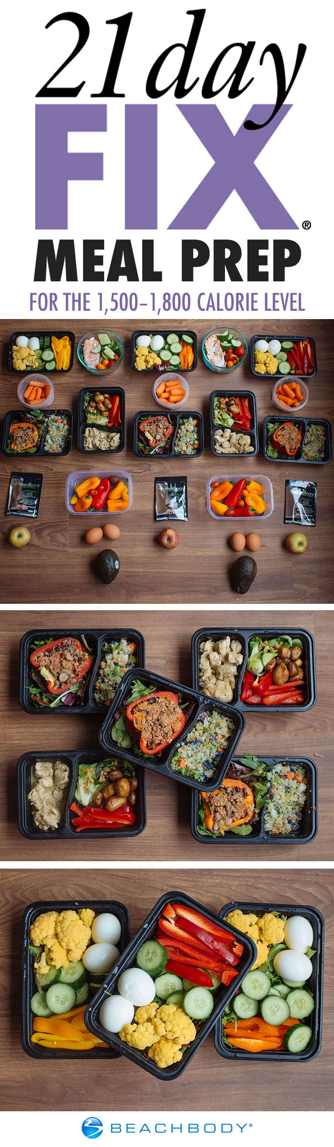 Meal Prep with Taco-Style Stuffed Peppers and Chicken Curry for the 21 Day Fix 1,500–1,800 Calorie Level #mealprep #mealplanning #21dayfix #21dayfixmealprep #21dayfixideas #21dayfixrecipes #healthyeating