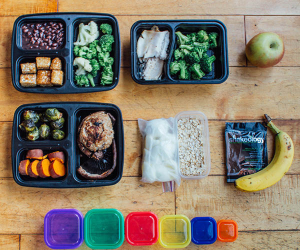 Meal Prep Mondays following the 21 Day Fix Meal Plan