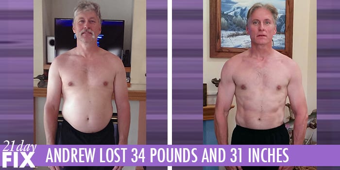 Transformation Tuesday: Andrew Lost 34 Pounds with 21 Day Fix!