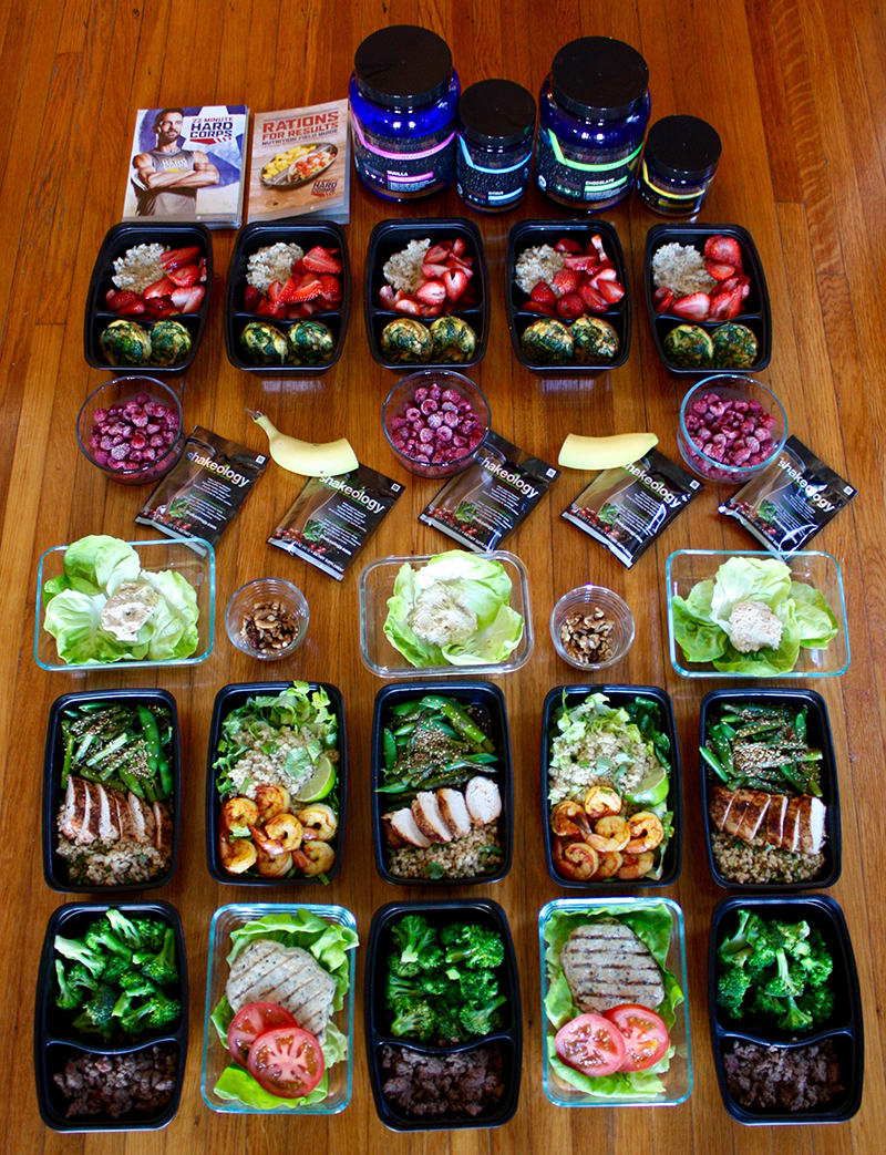 22 Minute Hard Corps Meal Prep for the 1200-1500 Calorie Level | BeachbodyBlog.com