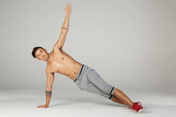 Full Side Plank with Rotation