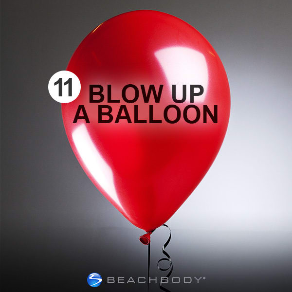 31 Days of Fitness Day 11 Balloon Challenge