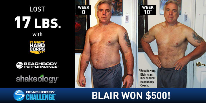 22 Minute Hard Corps Results: 50-Year-Old Loses 17 Pounds, Wins $500!