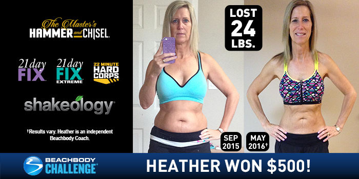 Beachbody Results: Heather Lost 24 Pounds and Won $500!